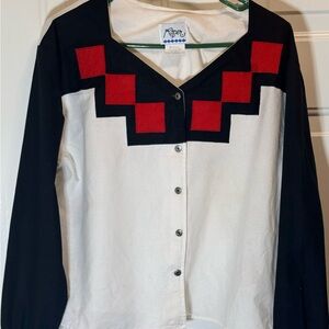 Women’s Vintage Roper Button Down Western XL Top